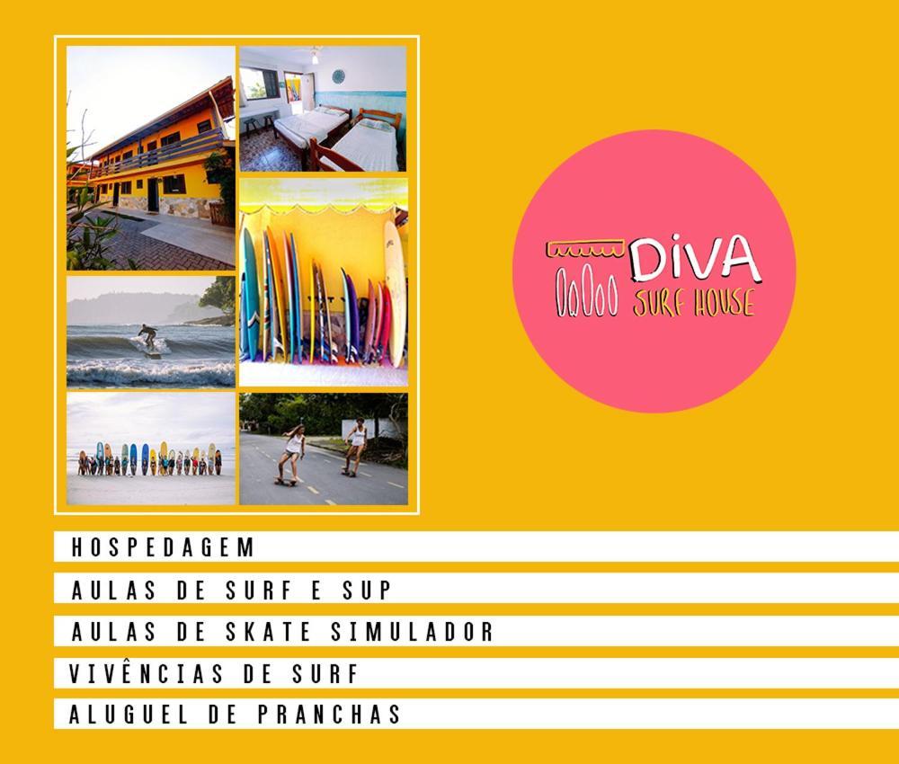 Diva Surf Quartos Ubatuba Extérieur photo