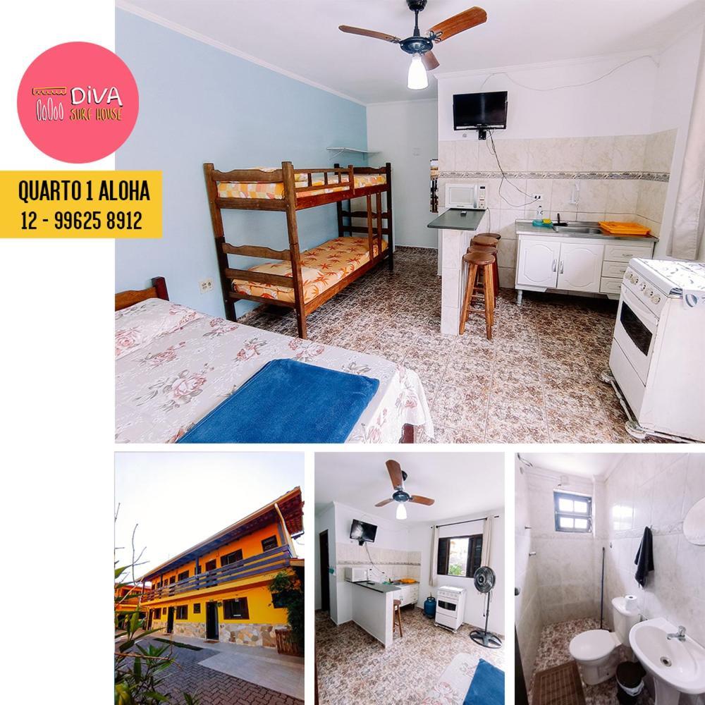 Diva Surf Quartos Ubatuba Extérieur photo